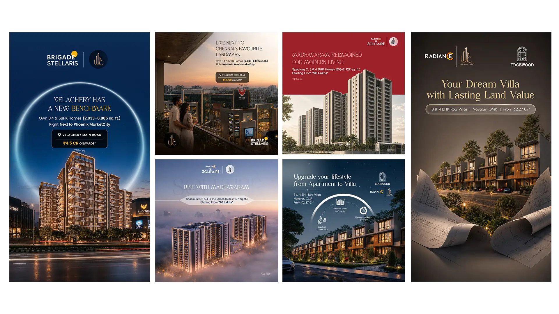 Urban Core Row Villas and Master Communities Chennai